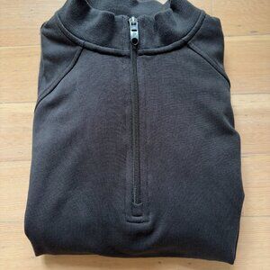 Public Rec Half Zip Pullover Men’s Small Black Athletic Quarter Zip Lightweight